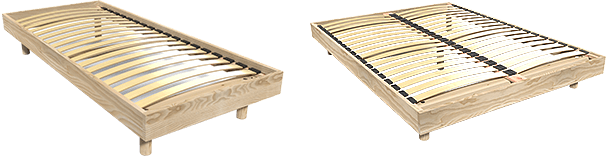 wooden slatted bed base