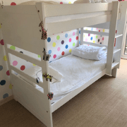 Bunk bed DUO, 90x90 - White