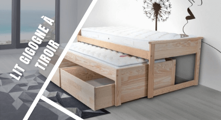 Elige una cama nido con cajones para ahorrar espacio
